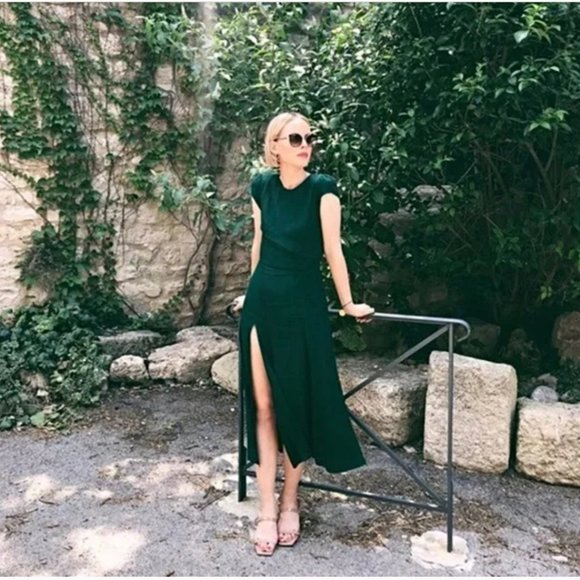 SALE!! Reformation Garvin- Emerald - Picture 3 of 8